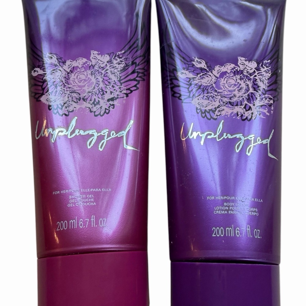 Avon UNPLUGGED Body Lotion & Shower Gel 6.7 oz Lot of (2) NEW